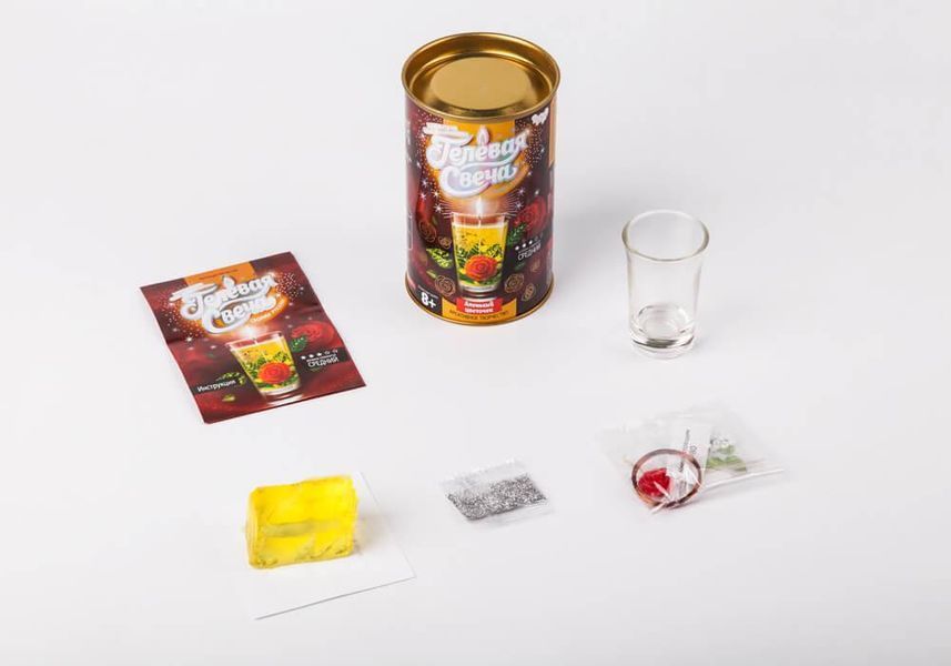 Набір для виготовлення гелевої свічки Danko Toys Оленька квіточка GS-01-06 фото 2