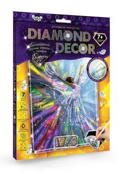 Алмазна мозаїка Danko Toys Diamond Decor: Балерина DD-01-02 фото 1