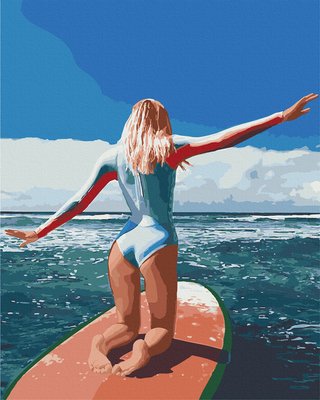 Картина по номерам Art Craft "Серфинг на Бали" 40х50 см 10261-AC фото 1