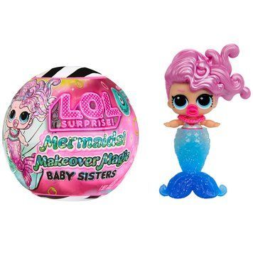 Кукла-сюрприз L.O.L. Surprise! Mermaids! Makeover Magic Русалочки-сестренки 6 см 598787 фото 1