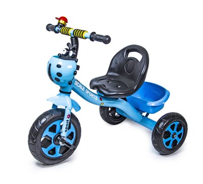 Дитячий триколісний велосипед Scale Sports Синій фото 1