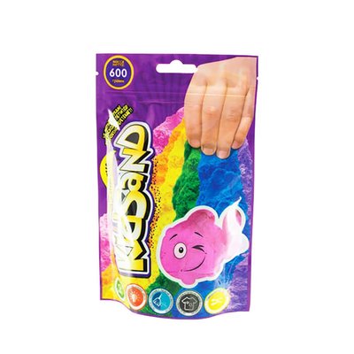 Кинетический песок Danko Toys KidSand в пакете 600 г розовый KS-03-02 фото 1