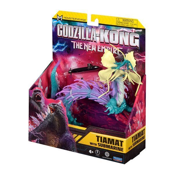Игровая коллекционная фигурка с артикуляцией GODZILLA VS. KONG Тиамат с подводной лодкой 15 см 35214 фото 2