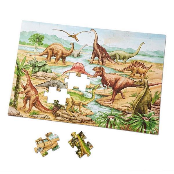 Мега - пазл гигант Melissa&Doug "Динозавры" 48 элементов 90 х 60 см MD10421 фото 3
