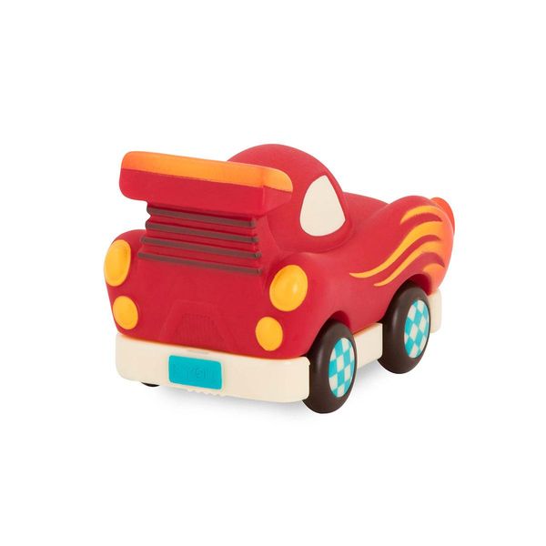Іграшкова гоночна машинка Battat серії Кумедний автопарк 8 см червона BX1496Z фото 3