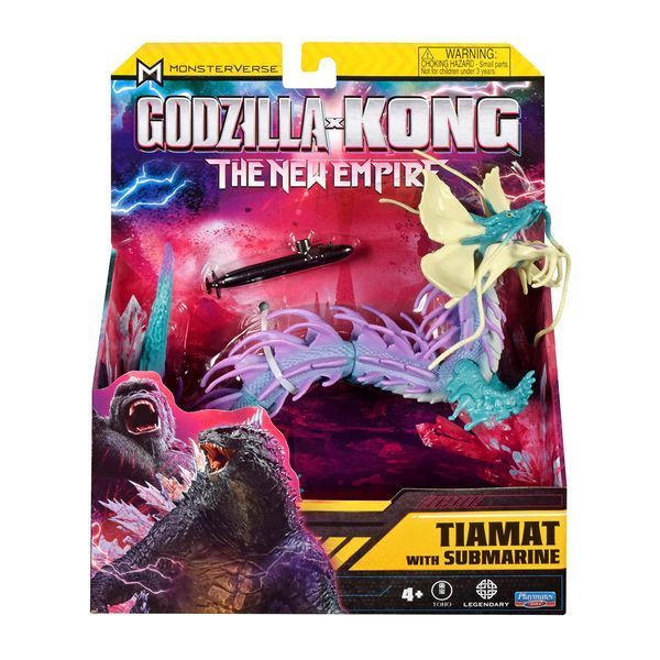 Игровая коллекционная фигурка с артикуляцией GODZILLA VS. KONG Тиамат с подводной лодкой 15 см 35214 фото 4