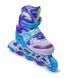 Детские раздвижные ролики 29-33 Scale Sports Mermaid подсветка колес фиолетовый фото 10