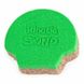 Двоколірний кінетичний пісок для дитячої творчості Kinetic Sand "Ракушка" зелена 127 г фото 3