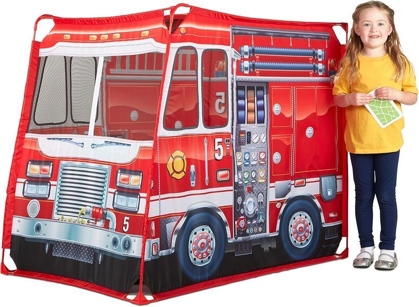 Дитяча ігрова палатка Пожежна машина Melissa & Doug 120 &times; 77 &times; 97 см червона MD32102 фото 2