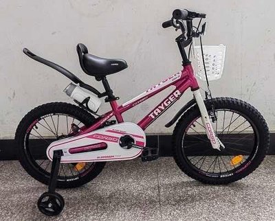 Велосипед подростковый двухколёсный 20" CORSO Tayger алюминиевая рама доп колеса бордовый TG-70450 фото 1