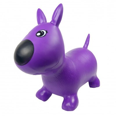 Гумовий стрибун "Собачка" MS1592 Фіолетовий фото 1