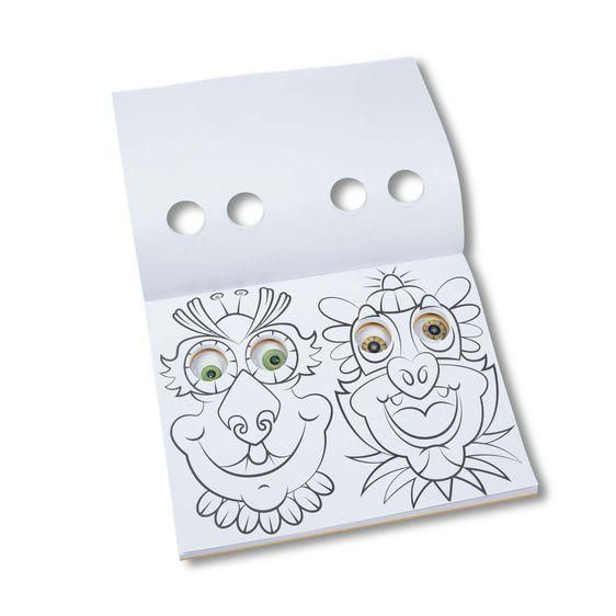 Розмальовка з очима "Монстри" Melissa & Doug 30 сторінок 35х28 см MD5166 фото 4