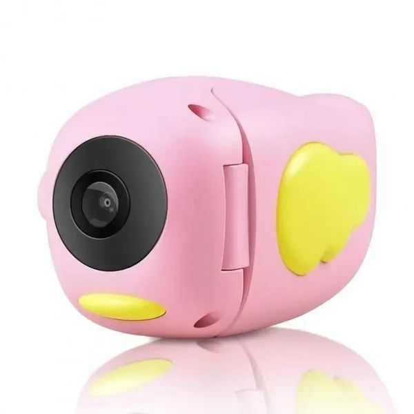 Дитяча цифрова відеокамера 10 MP 720 P A100 c екраном 2" та вбудованими ефектами рожева (рус) фото 3