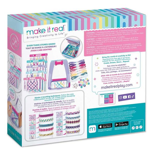 Make it Real: Набір для плетіння браслетів з верстатом «Найкращі друзі» MR1457 фото 5
