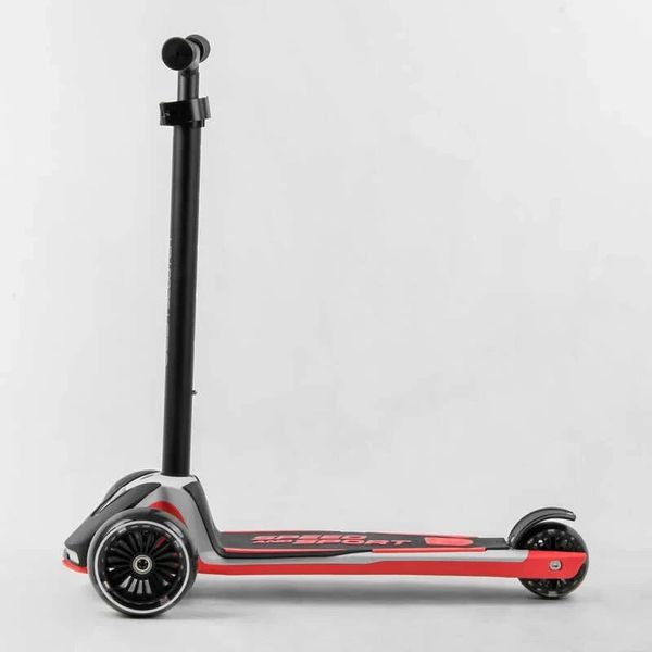 Самокат дитячий триколісний Best Scooter Speed&Sport MAXI до 70 кг сірий з червоним HW-00505 фото 3