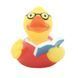 Стильна тематична гумова качечка FunnyDucks "Письменник" L1827 фото 5