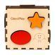 Развивающий куб-сортер деревянный GoodPlay Весёлая фигурка 9м+ 12&times;12&times;12 см 10 вкладышей CUB-4-001 фото 5