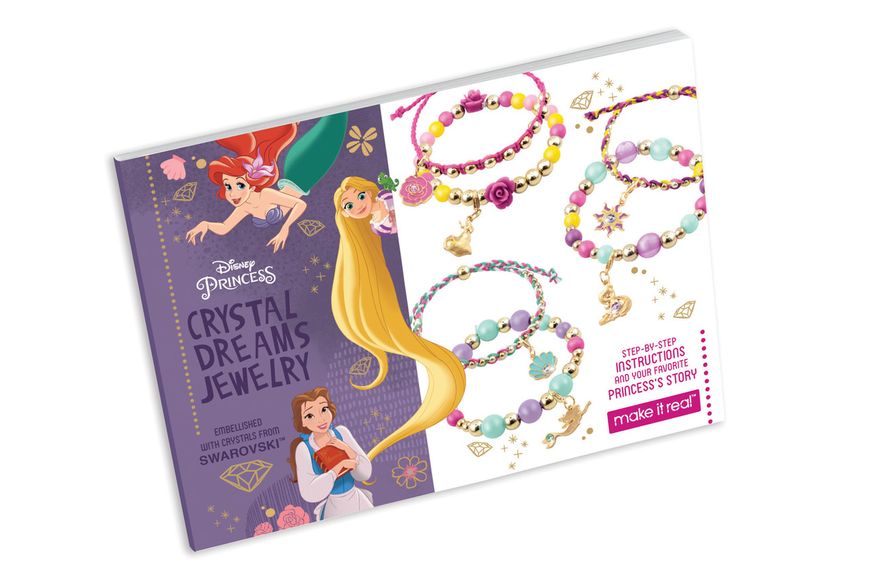 Make it Real набор для создания шарм-браслетов с кристаллами Swarovski “Принцессы Диснея" фото 4