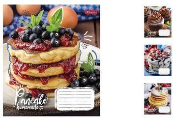 Набір учнівських зошитів 1 Вересня Homemade cake формат А5, 60 арк. в лінійку 10 шт. 766068 фото 1