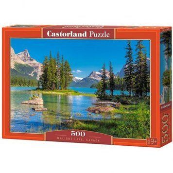 Пазлы Castorland "Озеро Малайн Канада" 500 элементов 47 х 33 см В-53803 фото 1