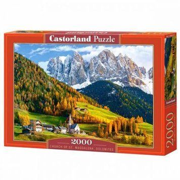 Пазли Castorland "Церква Святої Магдалини Доломіти" 2000 елементів 92 х 68 см фото 1