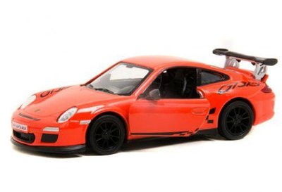 Машинка KINSMART Porsche 911 GT3 RS оранжева KT5352W фото 1