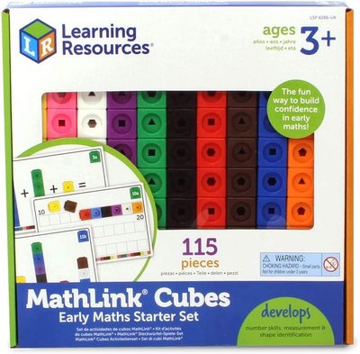 Обучающий игровой набор Learning Resources серии "Mathlink® Cubes" – ВЕСЕЛАЯ МАТЕМАТИКА фото 1