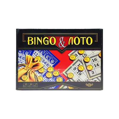 Пластиковое лото Мастер "Bingo & Лото" (рус и укр) MKL1005 фото 1