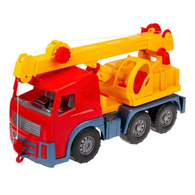Іграшковий автокран Colorplast Акрос 50 см червоний 0572 фото 1