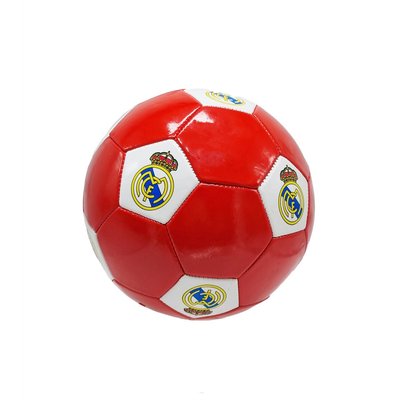 Футбольний м'яч №5 Bambi FC PVC діаметр 21 см Біло-червоний YW0244 фото 1