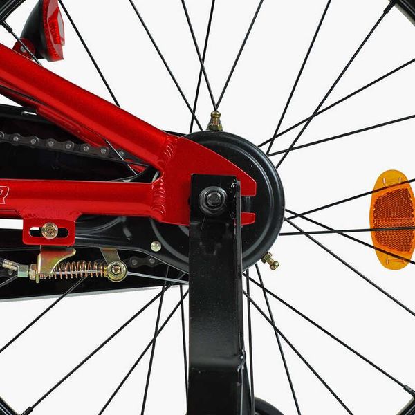 Велосипед двоколісний підлітковий 20" CORSO Tayger алюмінієва рама доп колеса червоний TG-69303 фото 5