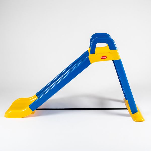 Детская пластиковая горка для катания Doloni 1м синий с желтым 0140/03 фото 3