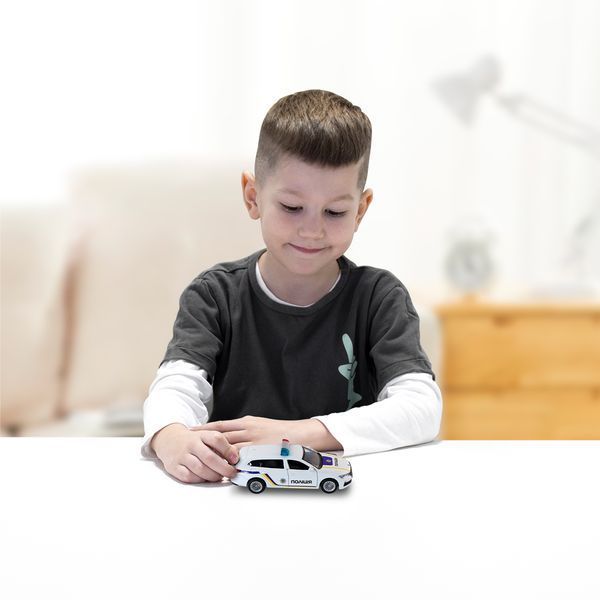Поліцейська машинка TechnoDrive Skoda Superb Combi iV, масштаб 1:43, біла фото 3