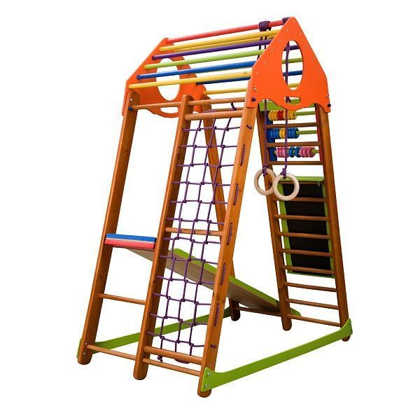 Домашній дитячий ігровий комплекс SportBaby BambinoWood Plus фото 6