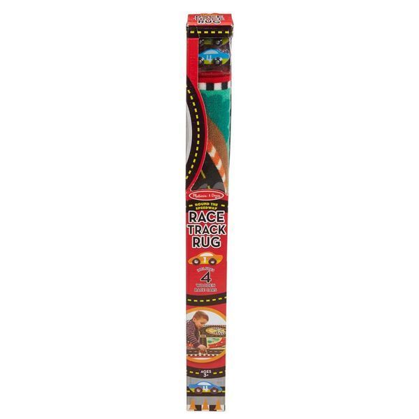 Дитячий ігровий килимок Гоночна траса Melissa&Doug 100&times;91 см + 4 машинки, від 3 років MD19401 фото 3