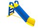 Детская пластиковая горка для катания Doloni 1м синий с желтым 0140/03 фото 1