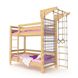 Двухъярусная деревянная спортивная кровать для подростка Sportbaby 190х80 см лак babyson 8 фото 4