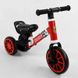 Дитячий триколісний велосипед - трансформер Best Trike EVA колеса, функція біговела червоний 36617 фото 2