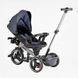 Детский трехколесный велосипед Best Trike Marco интерактивный PU колеса 10" джинс и серая база 303-19 фото 7