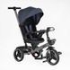 Детский трехколесный велосипед Best Trike Marco интерактивный PU колеса 10" джинс и серая база 303-19 фото 1