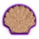 Двоколірний кінетичний пісок для дитячої творчості Kinetic Sand "Ракушка" фіолетова 127 г фото 3