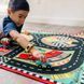 Дитячий ігровий килимок Гоночна траса Melissa&Doug 100&times;91 см + 4 машинки, від 3 років MD19401 фото 6