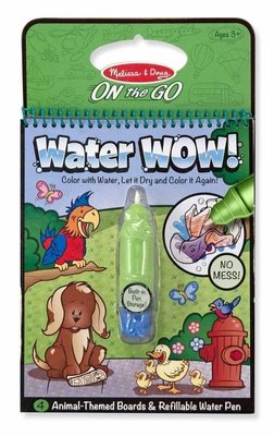 Волшебная водная раскраска Water WOW "Животные" Melissa & Doug MD5376 фото 1