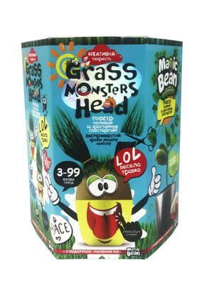 Набор для проращивания Danko Toys Grass Monsters Head (укр) GMH-01-01U фото 1