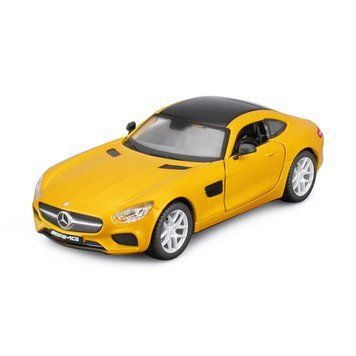 Колекційна модель автомобіля Bburago Mercedes-AMG GT, масштаб 1:32, жовтий металік 18-43065 фото 1