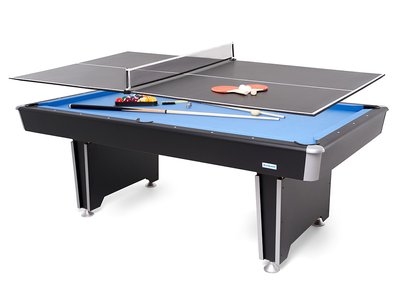 Ігровий стіл "Більярд + Теніс Фенікс" 7 футів з комплектом аксесуарів для гри 213х118 см фото 1