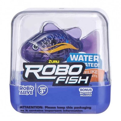 Интерактивная игрушка для ванны ROBO ALIVE - Роборыбка (синяя) фото 1