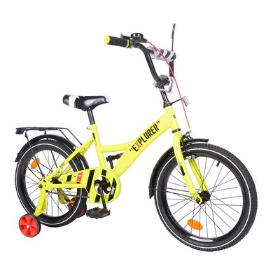 Велосипед дитячий двоколісний 18" TILLY EXPLORER T-218 112 yellow фото 1