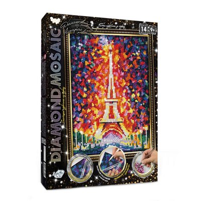 Алмазна мозаїка Danko Toys Diamond Mosaic Париж 20х30 см DM-03-07 фото 1
