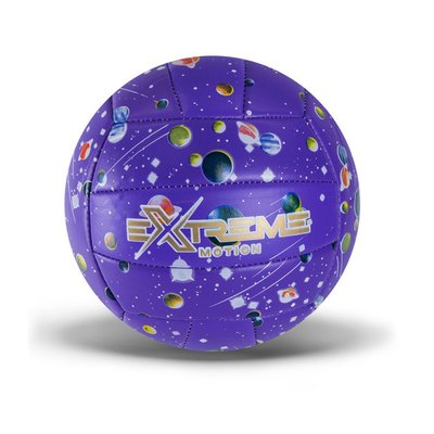 Волейбольний м'яч №5 Extreme Motion PVC діаметр 21 см фіолетовий VB24184 фото 1